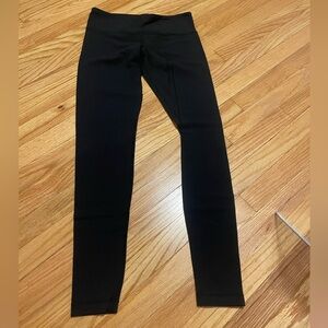 Black lululemon leggings, size 8